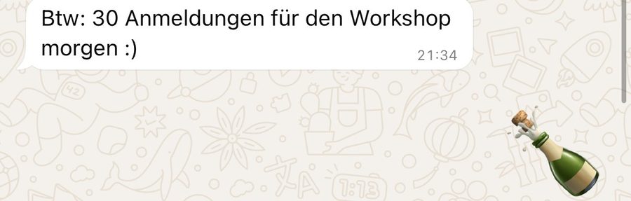 Rückmeldung einer Kundin