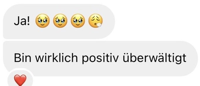 Rückmeldung einer Kundin