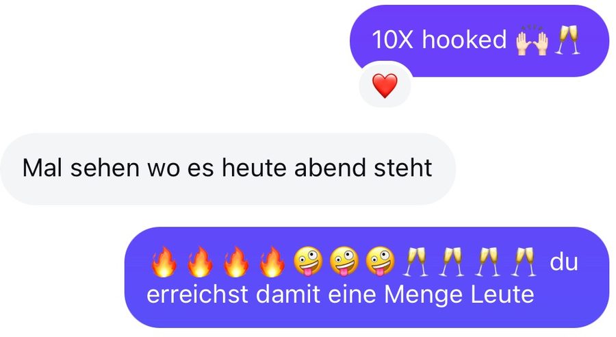 Rückmeldung einer Kundin