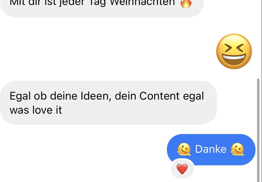 Rückmeldung einer Kundin