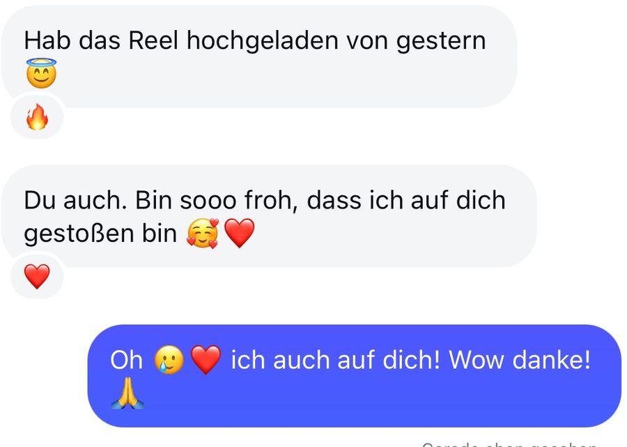 Rückmeldung einer Kundin