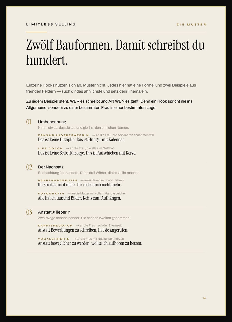 Seite 16: Zwölf Bauformen