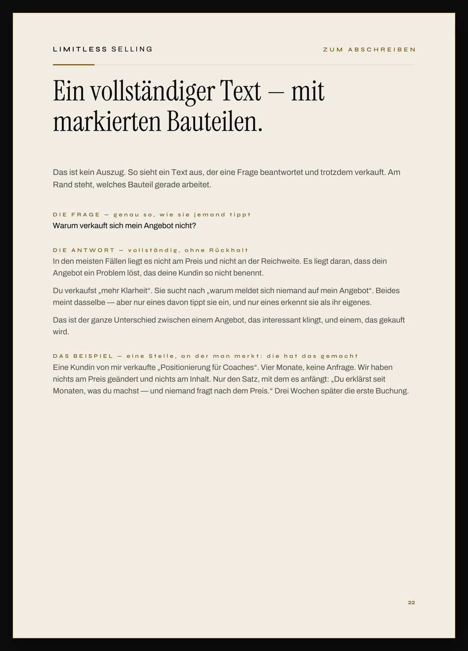 Seite 24: Ein vollständiger Text